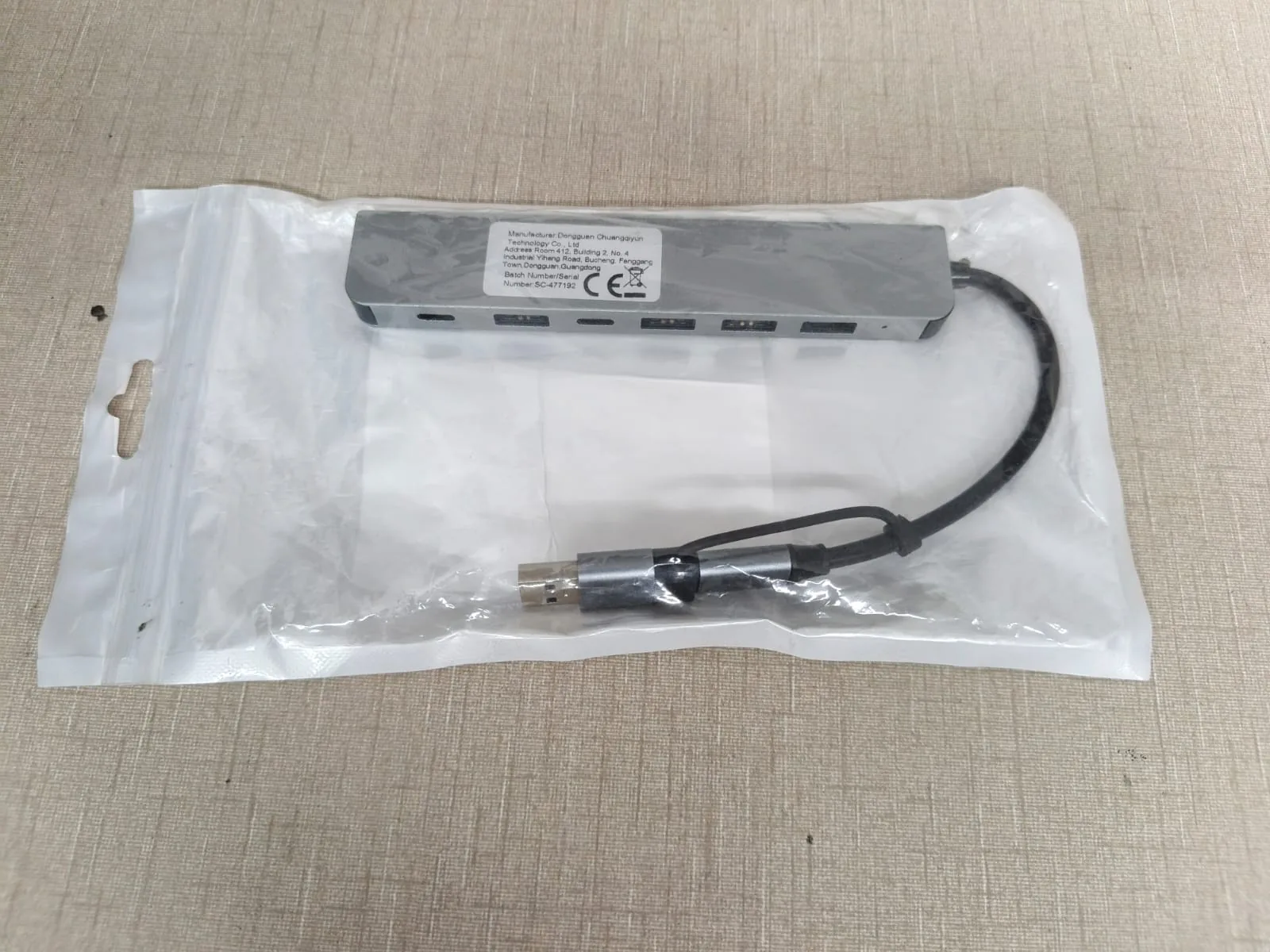 High-Speed 7-Port Universal USB Hub Multiport Docking Station