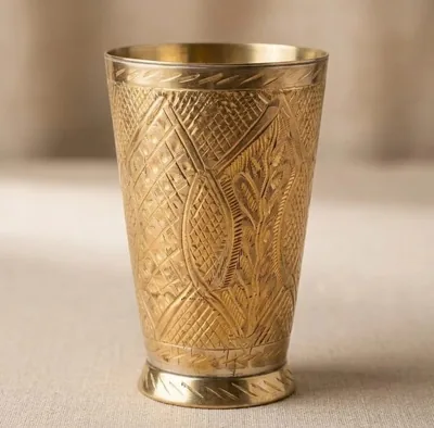 Brass Glass Large