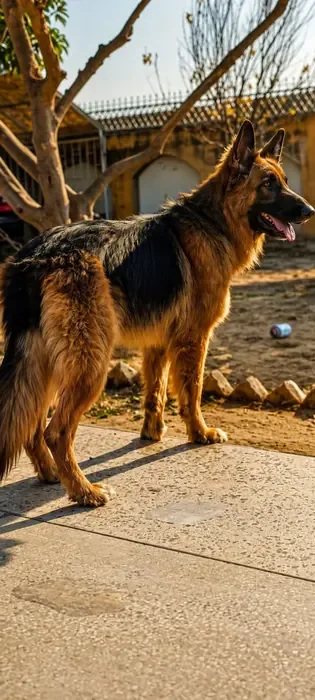 German shepherd male