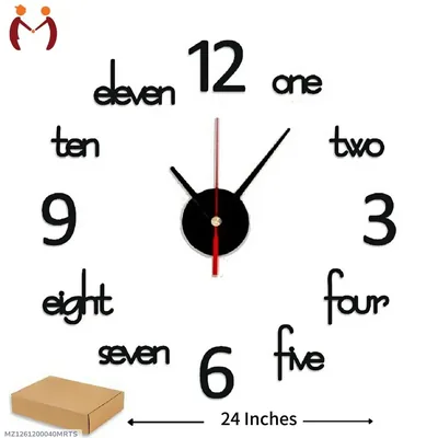20+ design available for wall clock delivery all over Pakistan