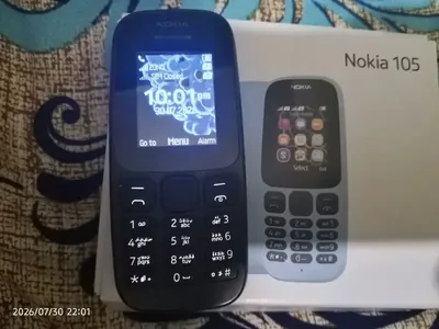Nokia 105 keypad mobile pta approved 2 sim working ok condition