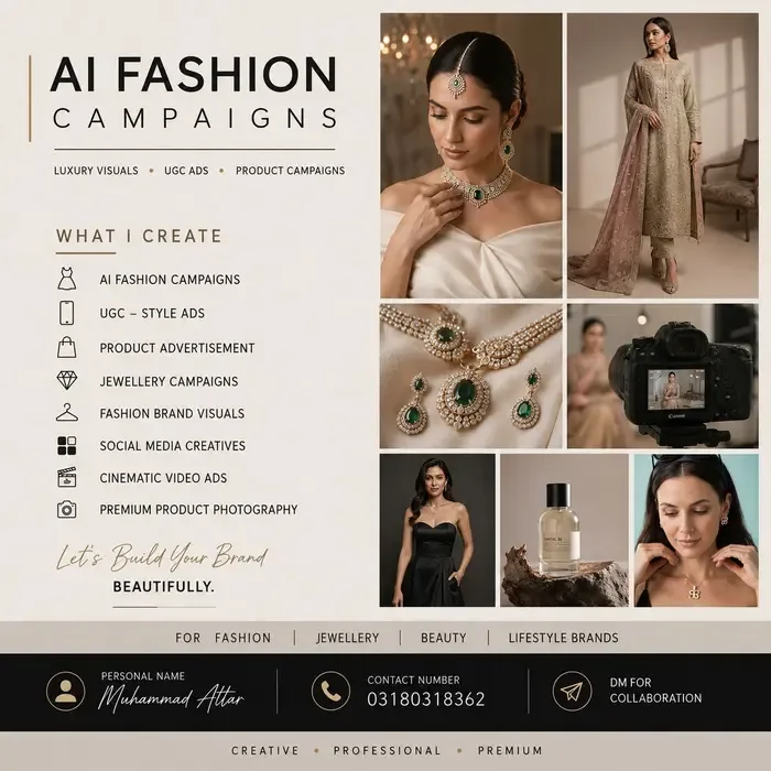 Premium Fashion Campaigns &amp;amp;amp; UGC Ads for Brands