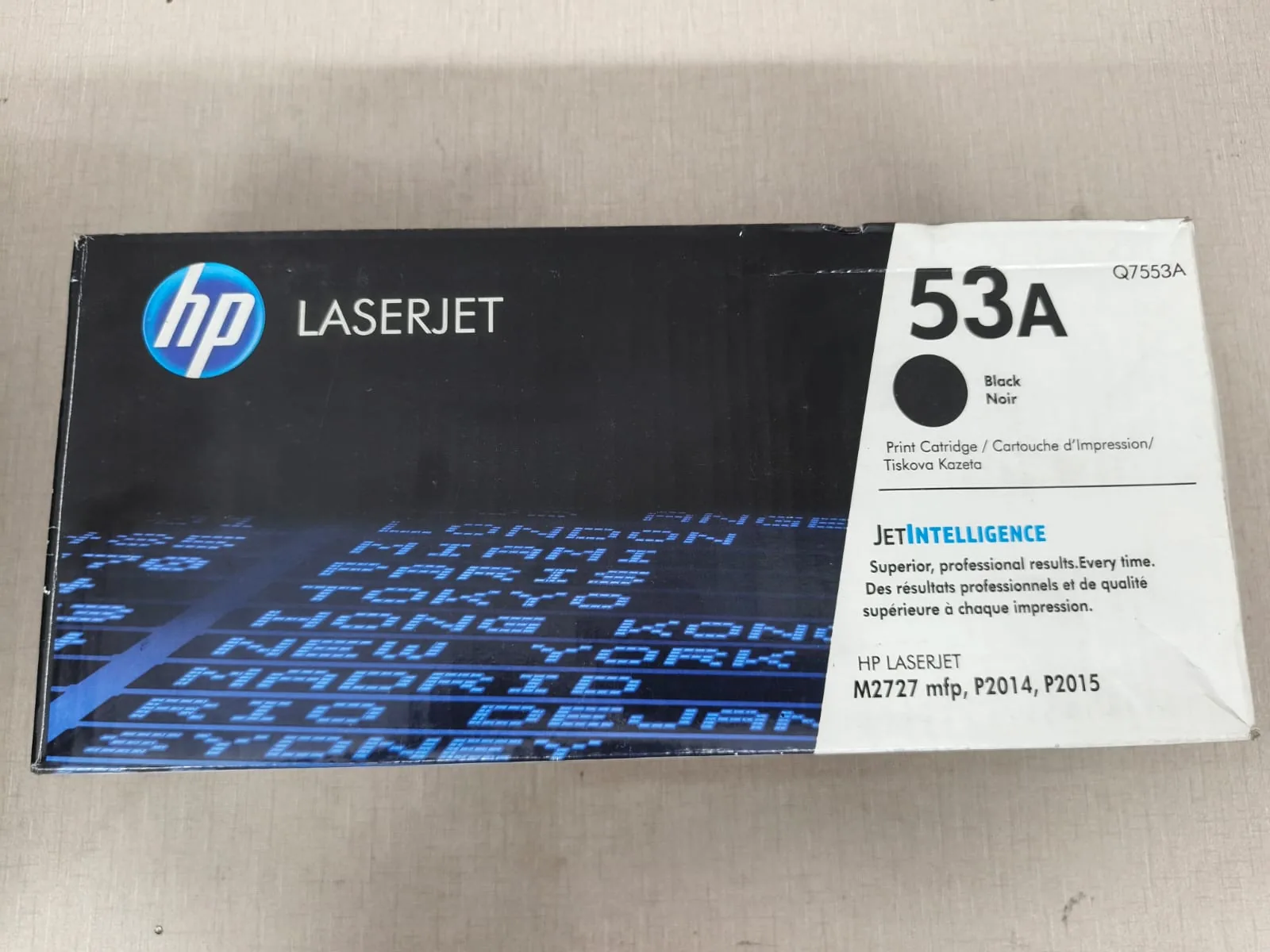 Original HP 53A Black LaserJet Toner Cartridge (Q7553A) – Brand New / Sealed